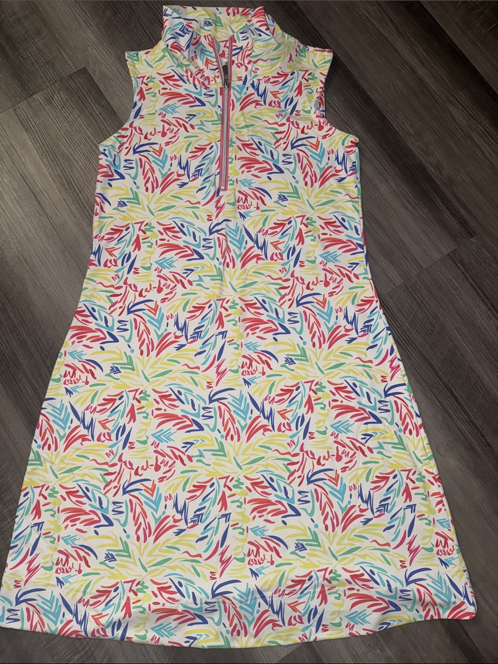 Lulu-B XS dress sleeveless resort wear women’s golf casual coastal colorful